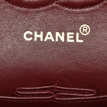 Chanel Lambskin Quilted Medium Double Flap Black 7 of 8