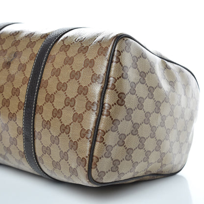 Gucci Crystal Monogram Medium Joy Boston Dark Brown 9 of 11