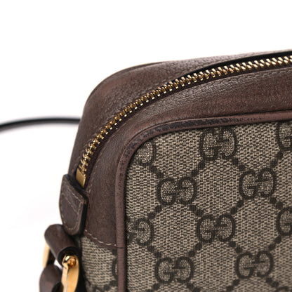 Gucci GG Supreme Monogram Web Mini Ophidia Shoulder Bag Brown 12 of 15