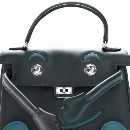 Hermes Swift Quelle Idole Kelly Doll Handbag Vert Cypress Vert Bosphore 14 of 21