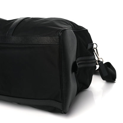 Prada Tessuto Nylon Saffiano Duffle Black 8 of 9