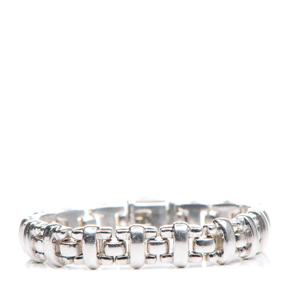 Tiffany Sterling Silver Basket Weave Bracelet 1 of 5