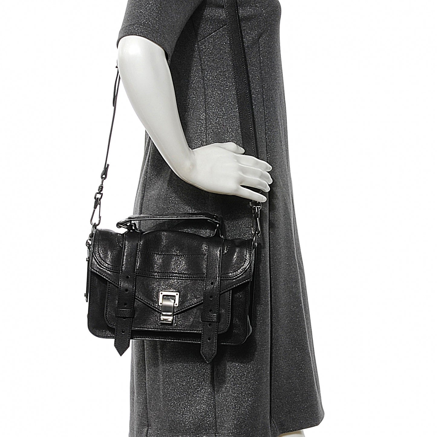Lambskin PS1 Tiny Satchel Black