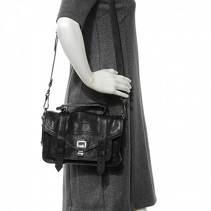 Proenza Schouler Lambskin PS1 Tiny Satchel Black 2 of 8