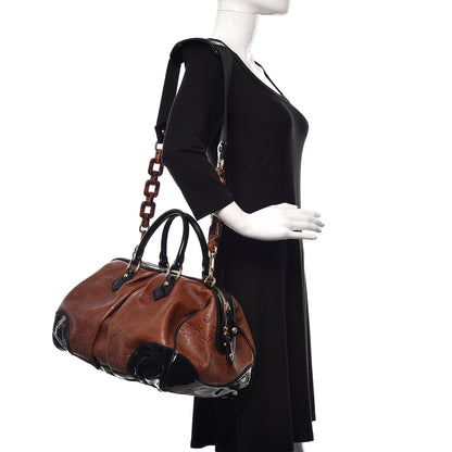 Louis Vuitton Cuir Embossed Monogram Stephen Bag Fauve 2 of 10