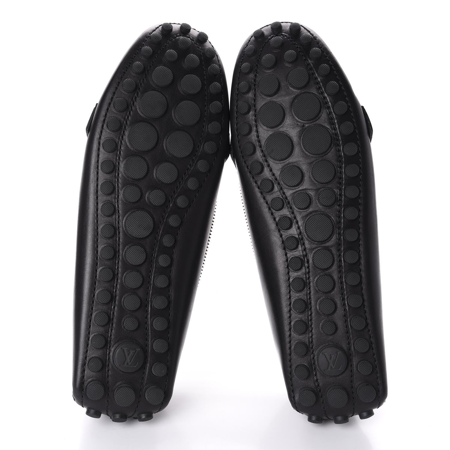 Louis Vuitton Calfskin Zipper Oxford Loafers 40 Black 6 of 12