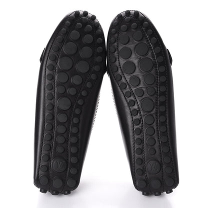 Louis Vuitton Calfskin Zipper Oxford Loafers 40 Black 6 of 12