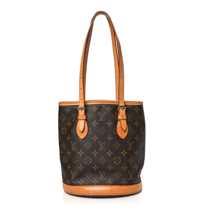 Louis Vuitton Monogram Petit Bucket 23 1 of 11