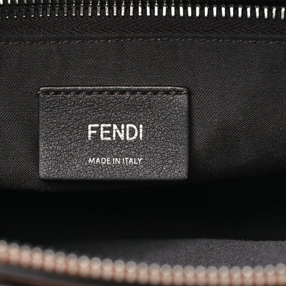 Fendi Vitello King Logo Embossed Medium By The Way Boston Bag Cuoio 6 of 10