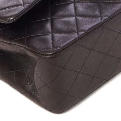 Chanel Lambskin Quilted Medium Double Flap Black 6 of 9