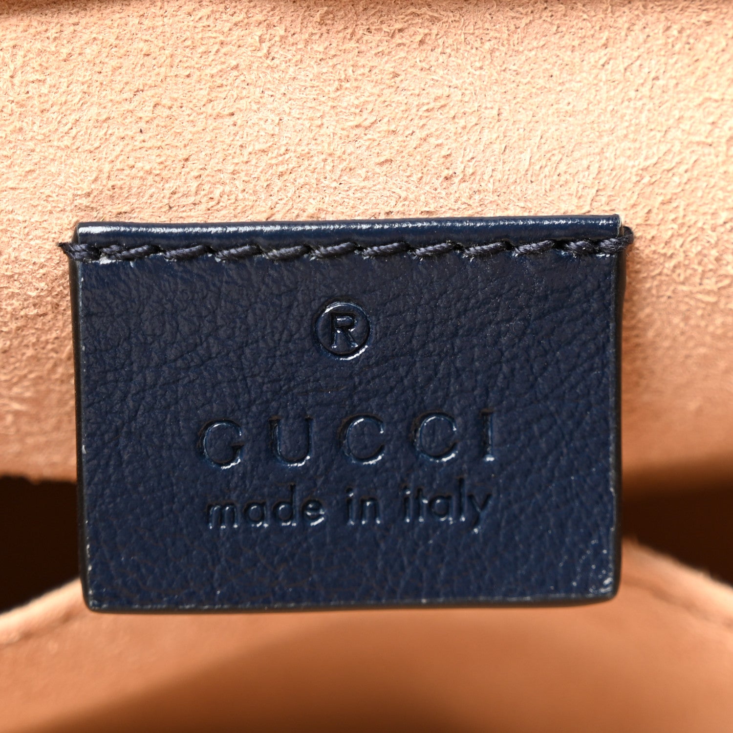 Gucci Vintage Effect Calfskin Matelasse Diagonal Mini Torchon GG Marmont Top Handle Shoulder Bag Mystic White Blue Agata 6 of 13