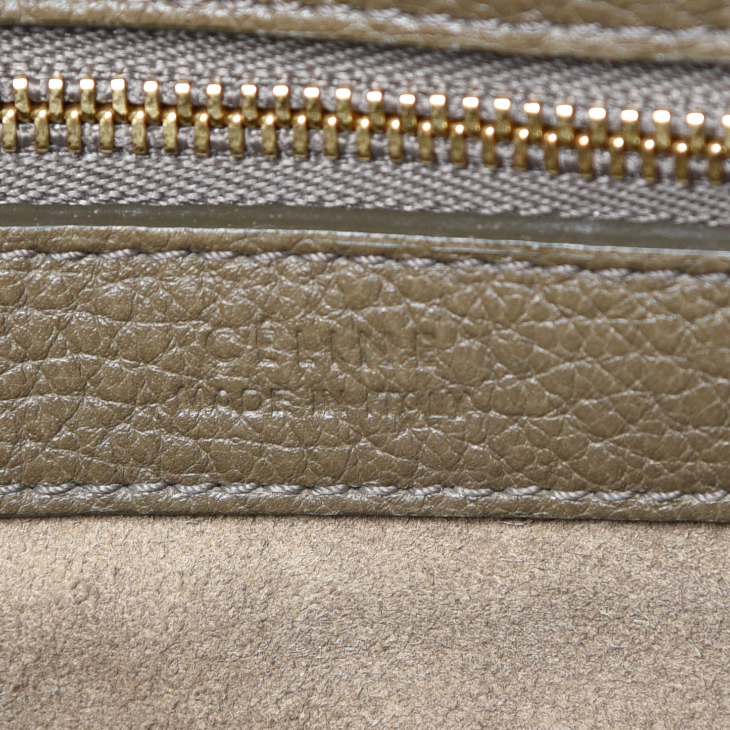 Soft Grained Calfskin Small Belt Cabas Phantom Taupe