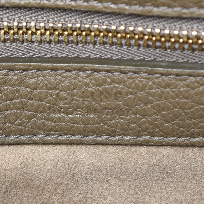 Celine Soft Grained Calfskin Small Belt Cabas Phantom Taupe 9 of 18