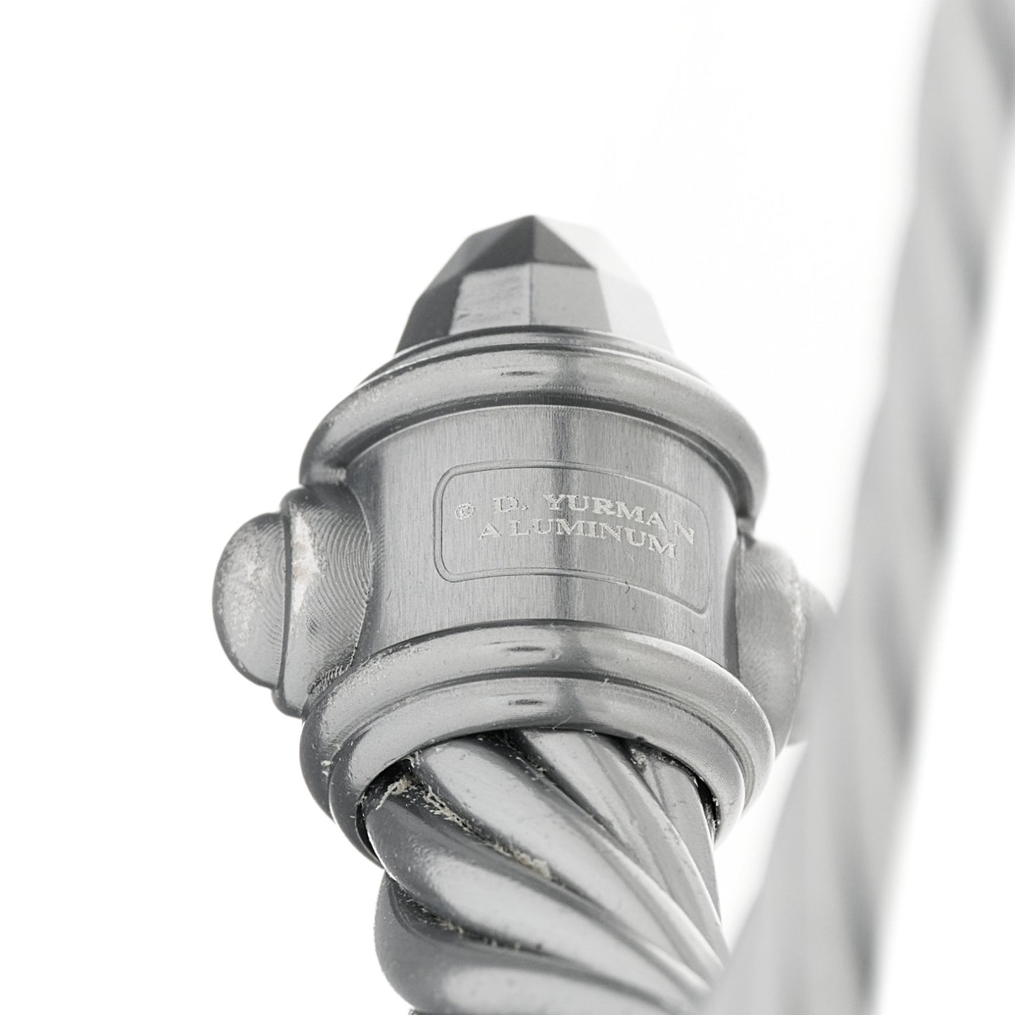 Aluminum 10mm Cable Renaissance Bracelet Grey