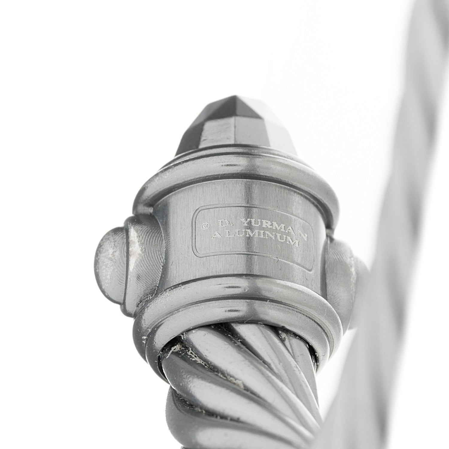 David Yurman Aluminum 10mm Cable Renaissance Bracelet Grey 3 of 3