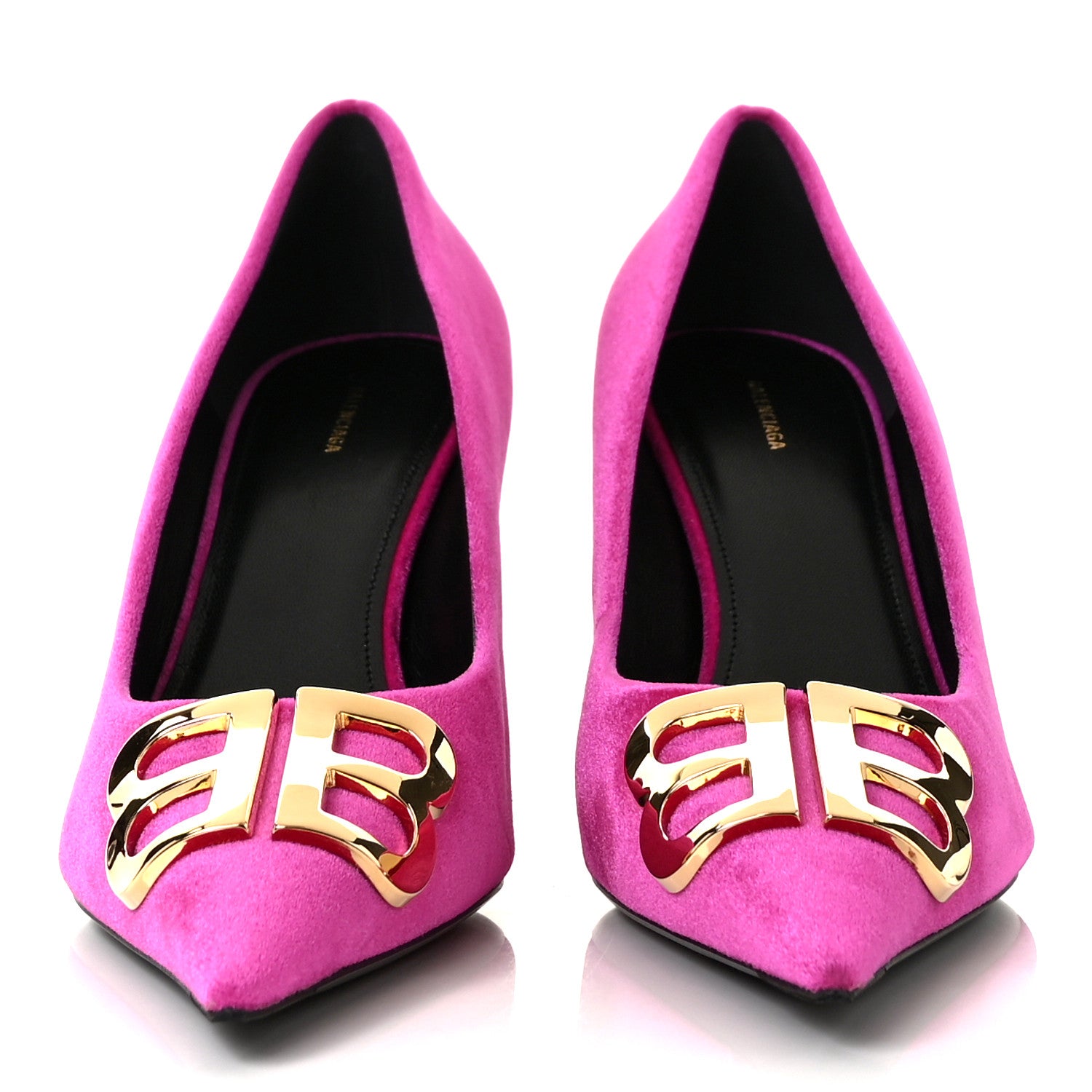 Balenciaga Velvet De Soie Pumps 40 Rose Fuchsia 2 of 8