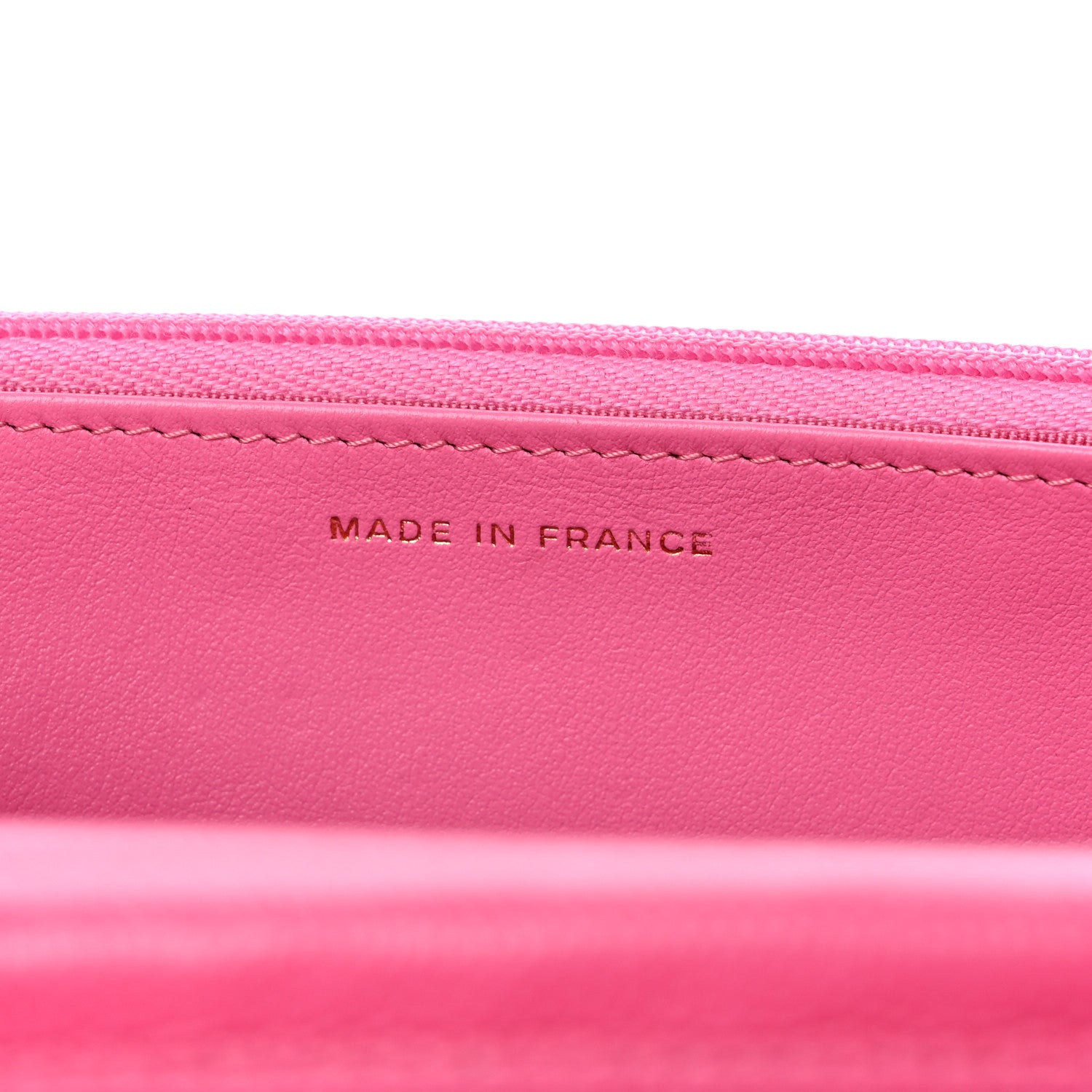 Chanel Caviar Quilted Wallet on Chain WOC Fuchsia 7 of 12