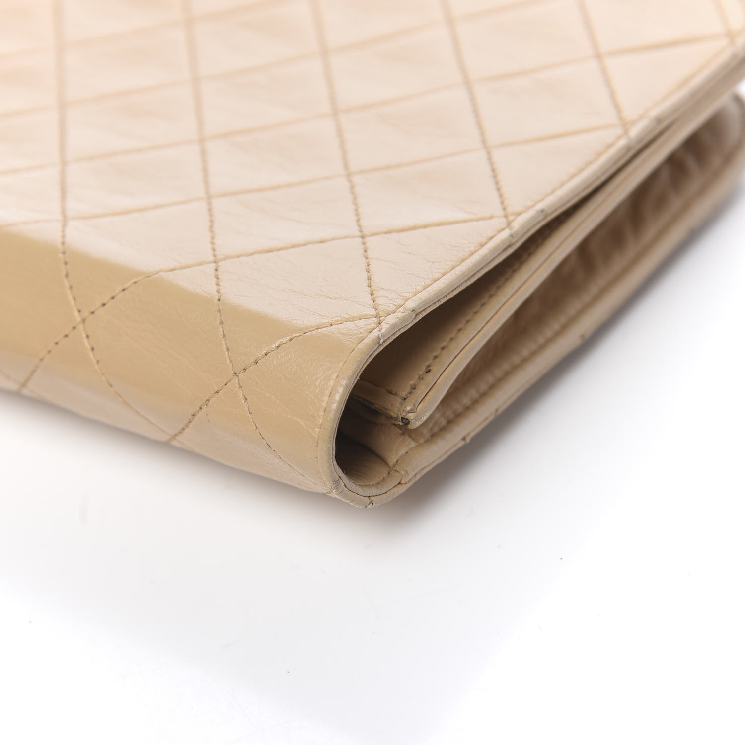 Chanel Lambskin Quilted Medium Single Flap Beige 11 of 15