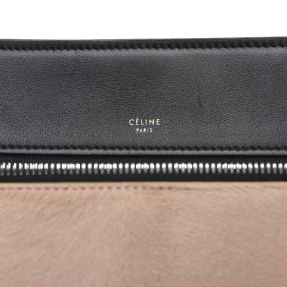 Celine Pony Hair Calfskin Medium Edge Shoulder Bag Praline 6 of 15
