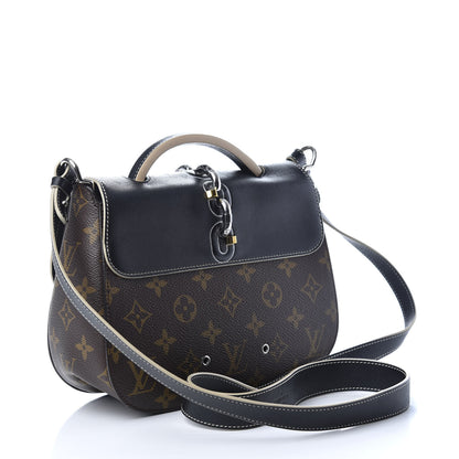 Louis Vuitton Calfskin Monogram Chain It Bag PM Black 4 of 10