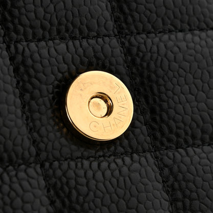 Chanel Caviar Quilted Wallet on Chain WOC Black 11 of 12
