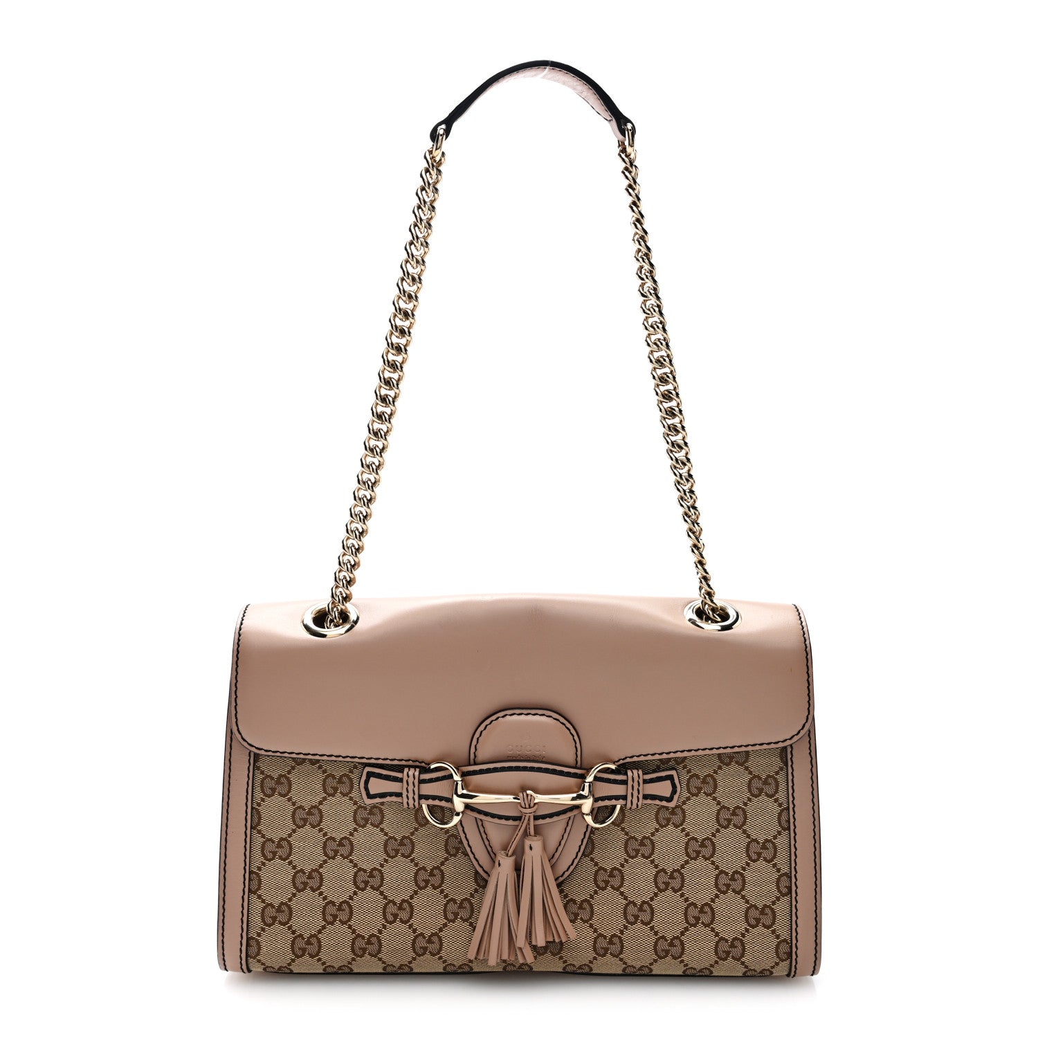 Gucci Monogram Medium Emily Chain Shoulder Bag Light Pink 1 of 10