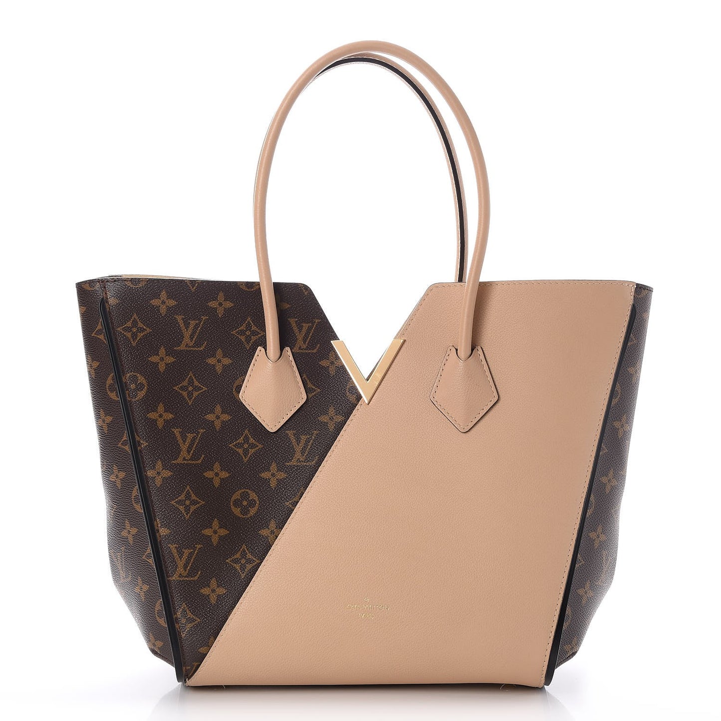 Calfskin Monogram Kimono Tote Dune