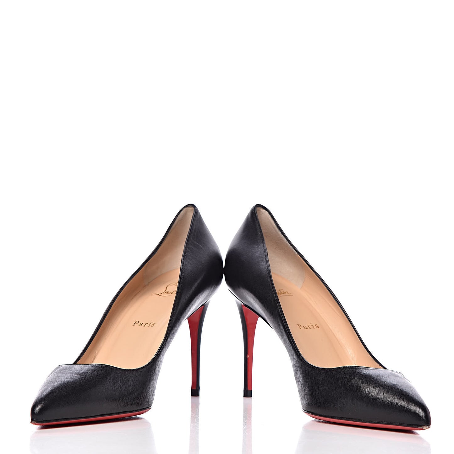 Shiny Nappa Pigalle Follies 85 Pumps 40.5 Black