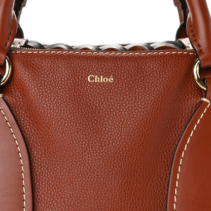 Chloe Calfskin Medium Daria Sepia Brown 8 of 10