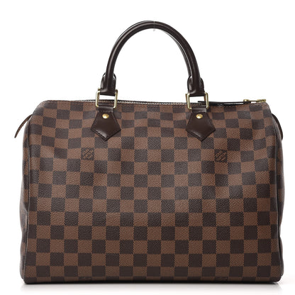 Louis Vuitton Damier Ebene Speedy 30 1 of 9