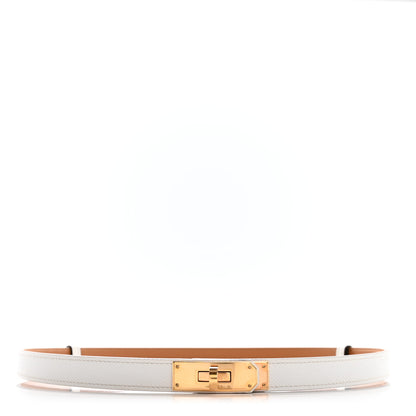 Hermes Epsom Kelly Belt White 1 of 4