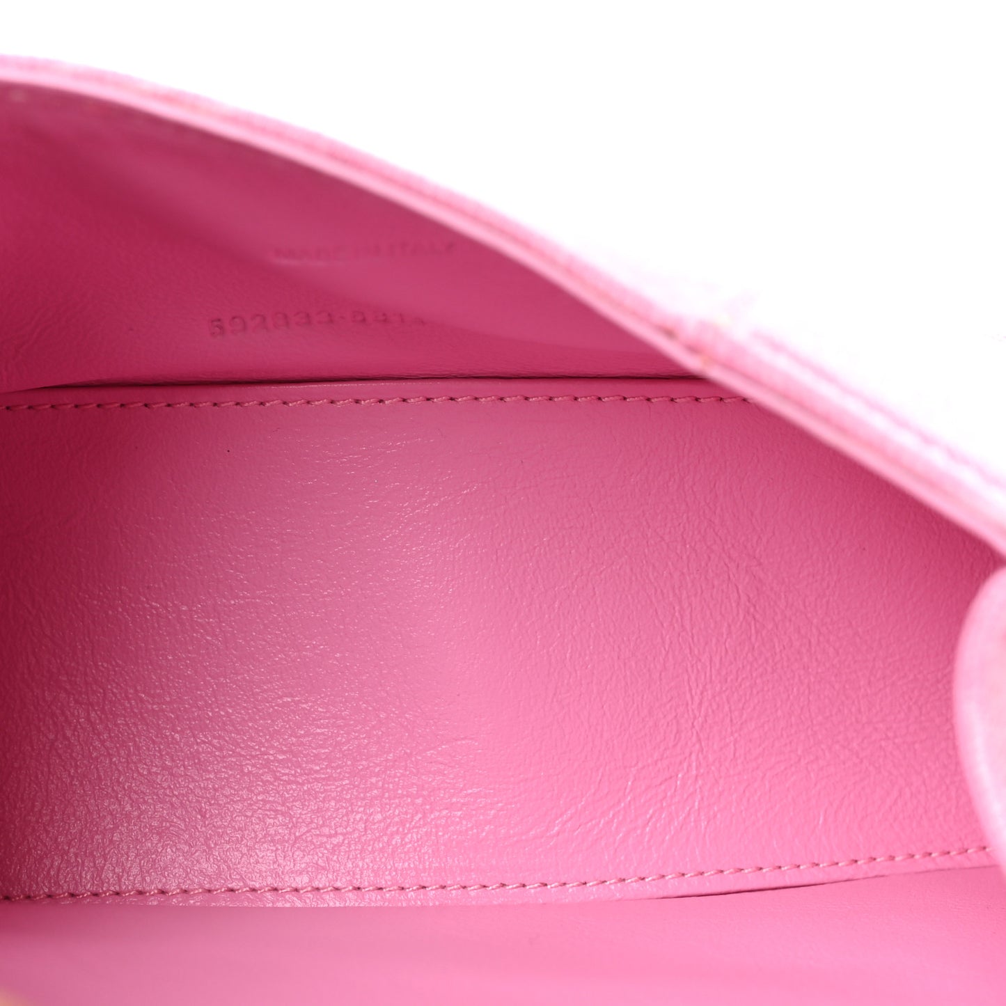 Washed Denim BB Monogram Hourglass Top Handle Bag XS Pink