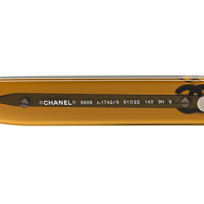 Chanel Acetate Square Sunglasses 5509-A Khaki 5 of 7