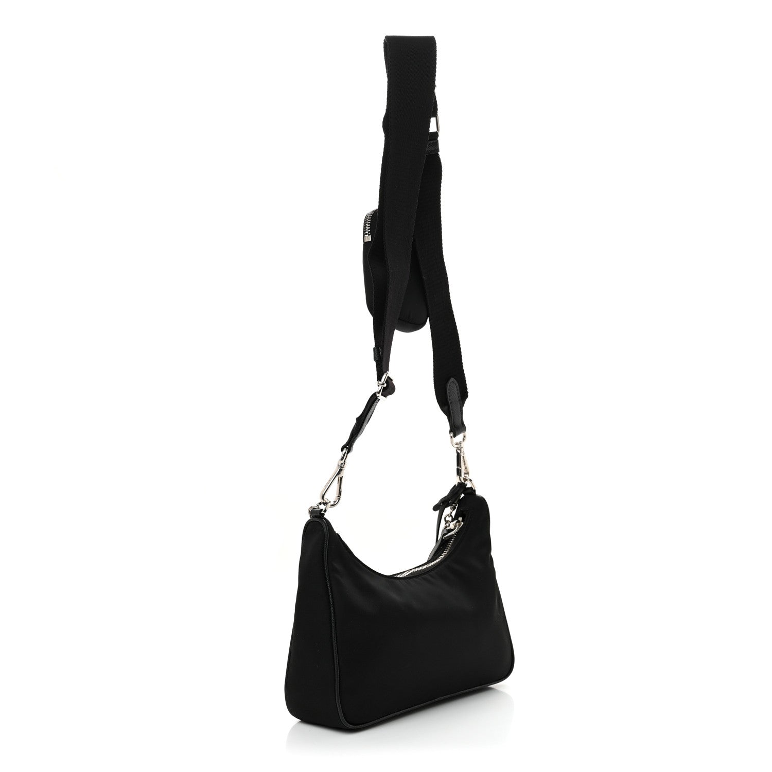 Prada Nylon Re-Edition 2005 Shoulder Bag Black 3 of 13