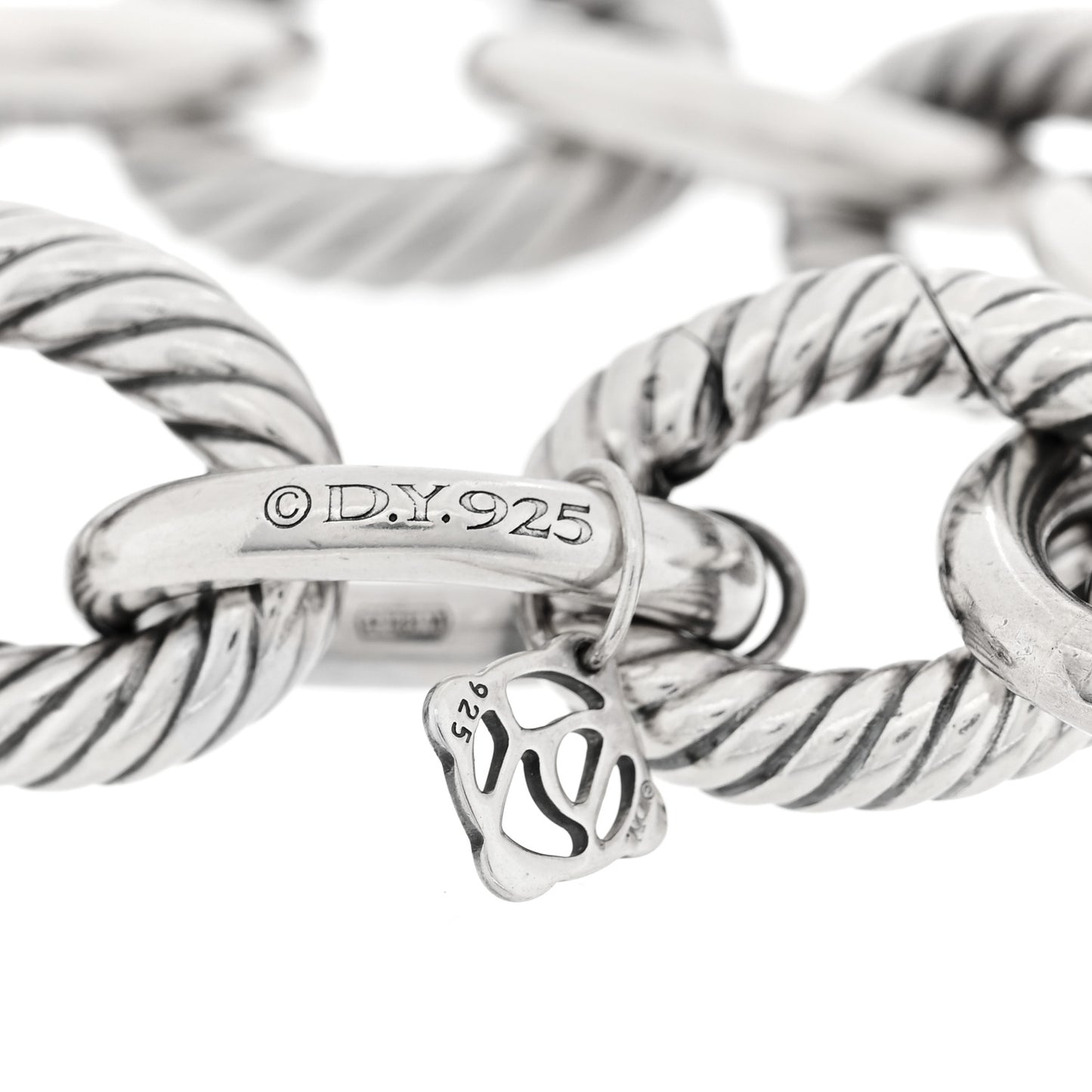 Sterling Silver 17mm Extra Large Oval Link Bracelet