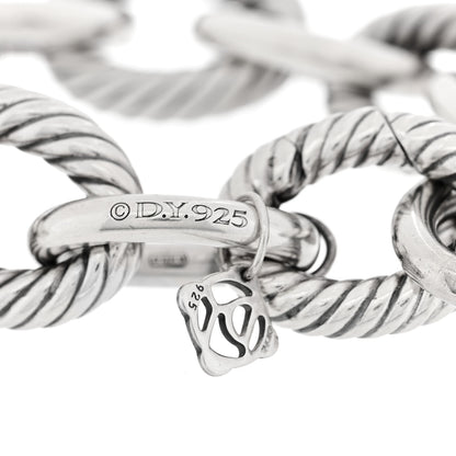 David Yurman Sterling Silver 17mm Extra Large Oval Link Bracelet 3 of 3