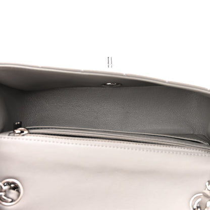 Chanel Lambskin Quilted Mini Rectangular Flap Grey 5 of 13