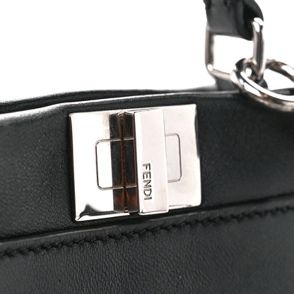 Fendi Nappa Flowerland Micro Peekaboo Iconic Satchel Black Multicolor 9 of 12