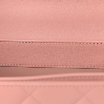 Chanel Calfskin Quilted Small Top Handle Flap Pink 12 of 14
