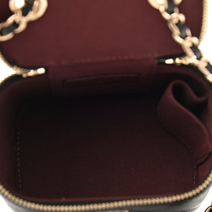 Chanel Caviar Quilted Mini Vanity Case With Chain Black 5 of 11