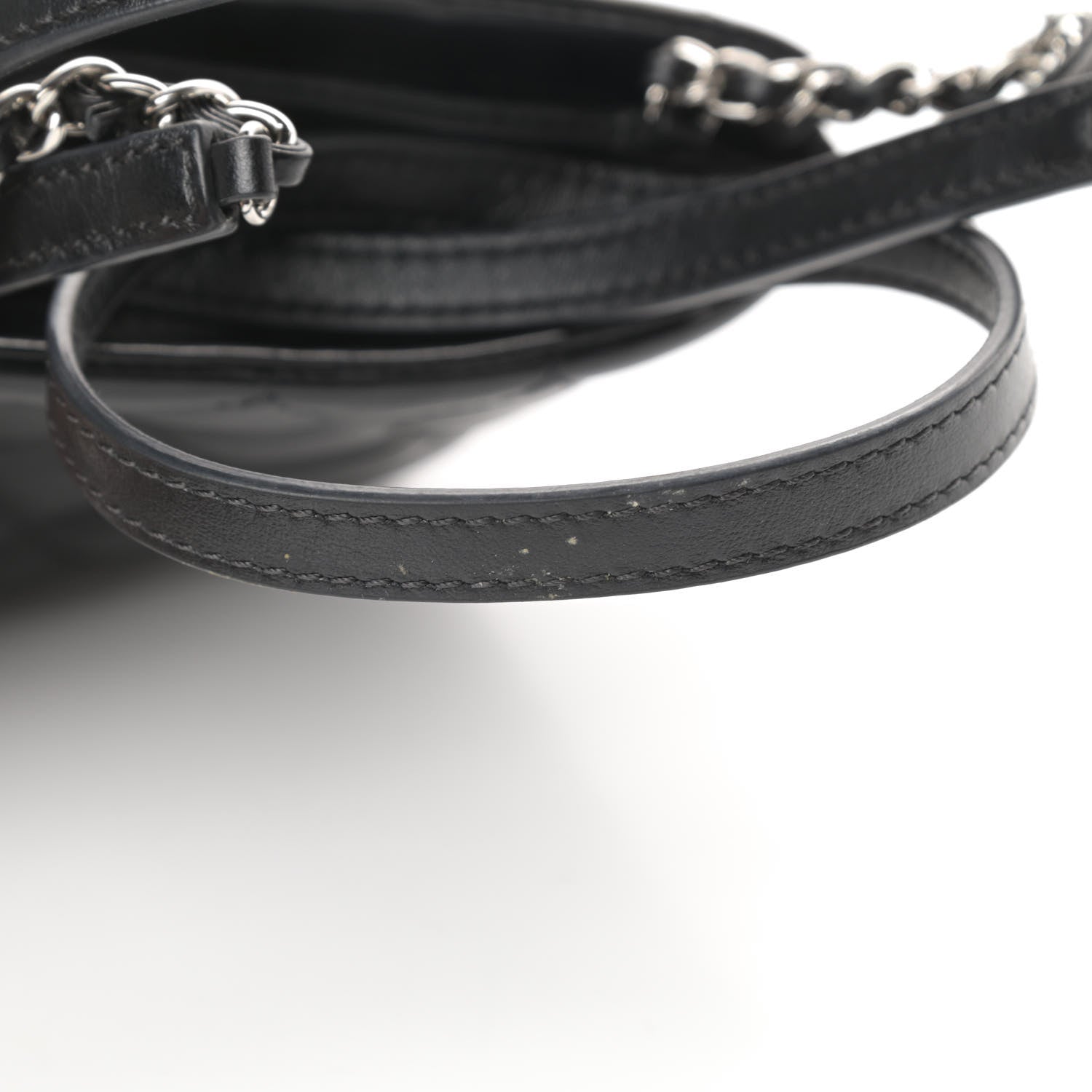 Chanel Lambskin Quilted Crossbody Bag Black 11 of 11