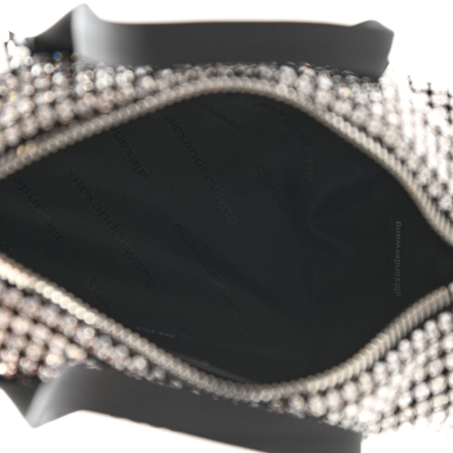 Mesh Crystal Cruiser Mini Duffle White