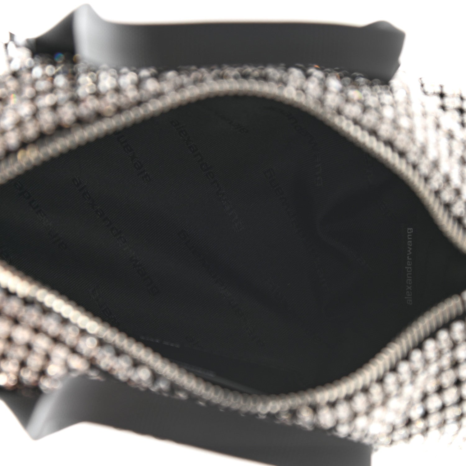 Alexander Wang Mesh Crystal Cruiser Mini Duffle White 5 of 6