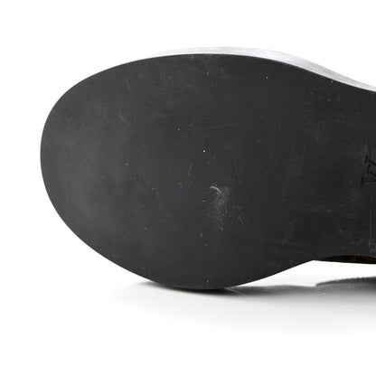 Louis Vuitton Monogram Calfskin Wonderland Flat Ranger Boots 35.5 Black 13 of 15