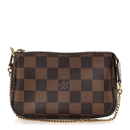 Louis Vuitton Damier Ebene Mini Pochette Accessories 1 of 12