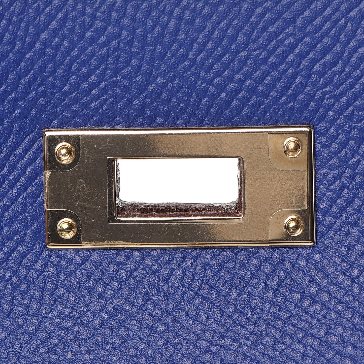 Epsom Horseshoe Kelly Sellier 28 Bleu Electrique Craie
