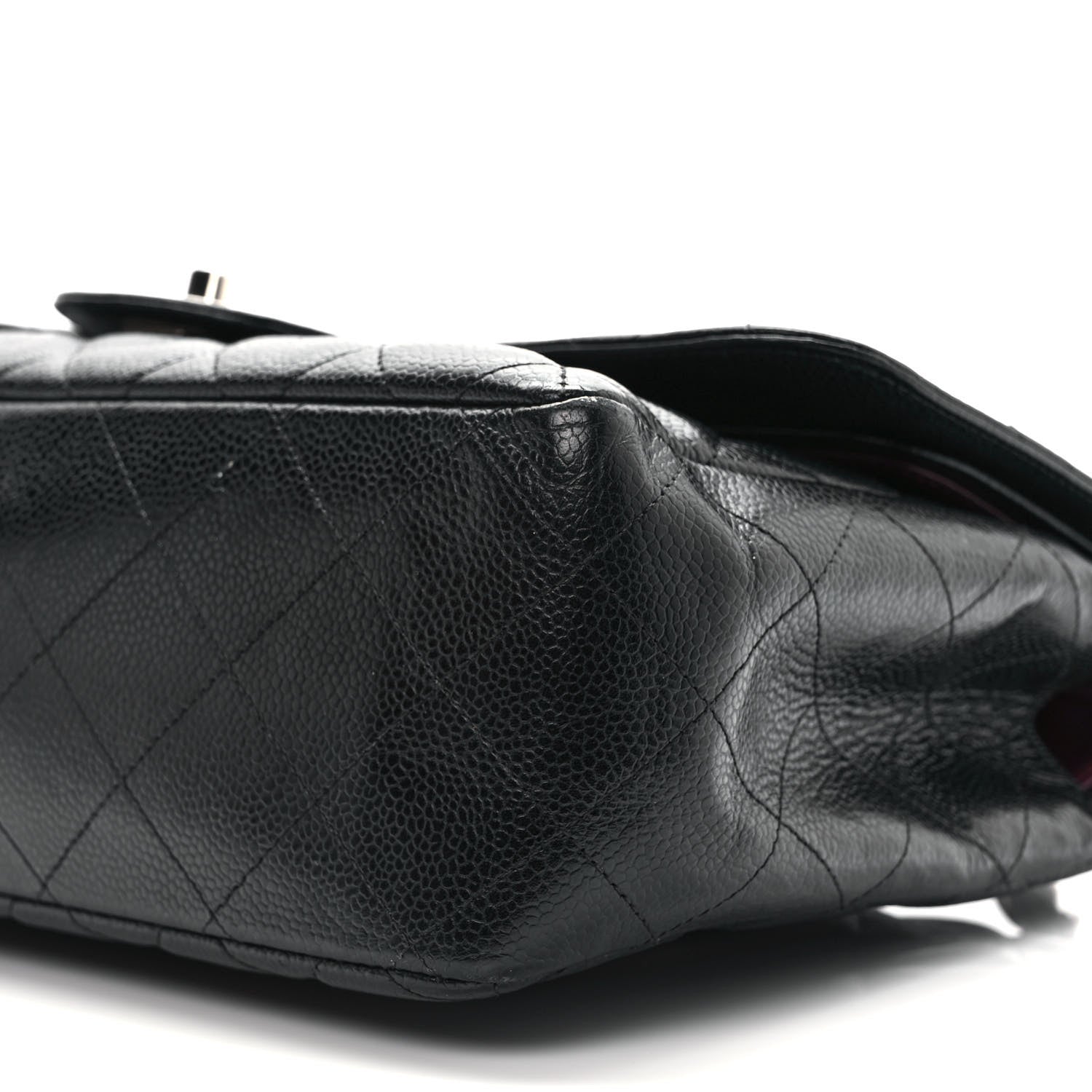 Chanel Caviar Quilted Jumbo Double Flap Black 10 of 15