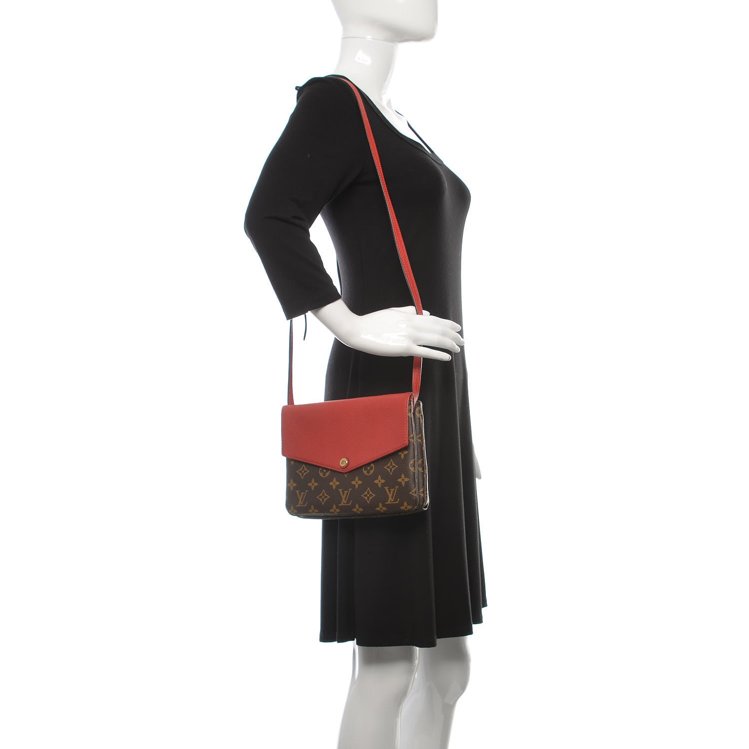 Louis Vuitton Monogram Twice Pochette Cherry 2 of 12