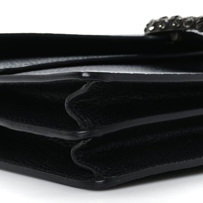 Gucci Pebbled Calfskin Small Dionysus Shoulder Bag Black 9 of 10