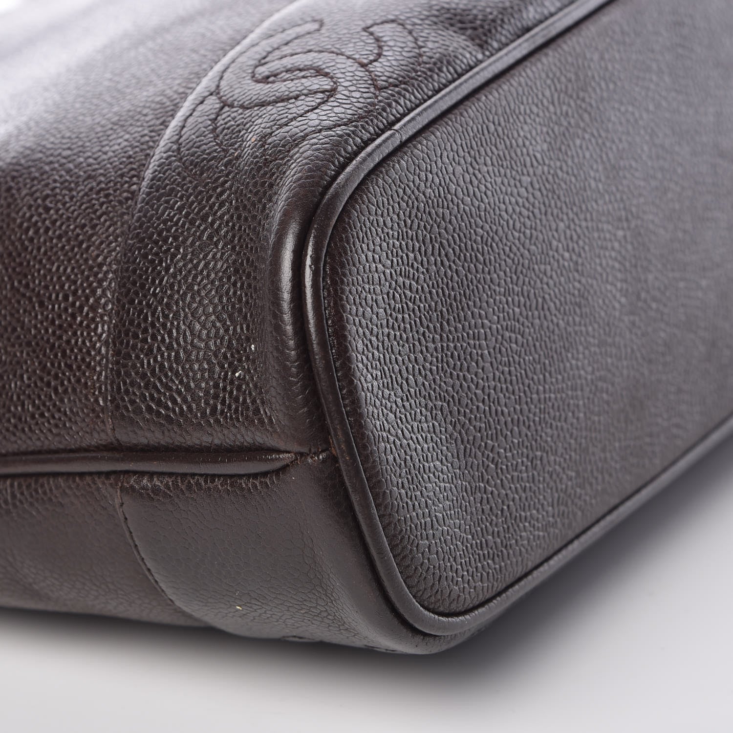 Chanel Caviar Shoulder Bag Brown 8 of 10